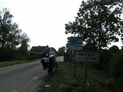 de brug van Marnay-sur-Seine