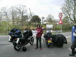 Elròn bij de Oude Sterrenwacht in Leiden