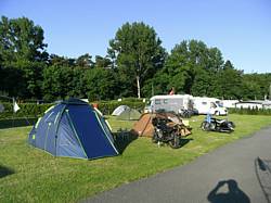 op de camping van Priwall